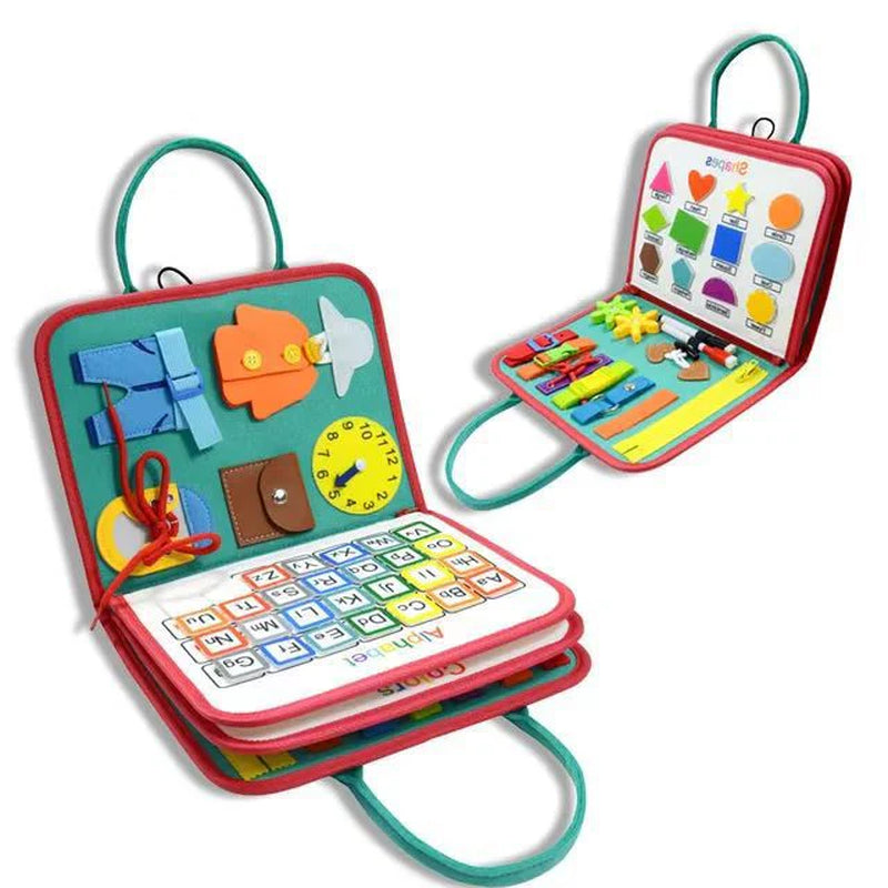 Children Educational Toy Felt Dressing Board