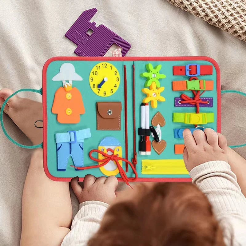Children Educational Toy Felt Dressing Board